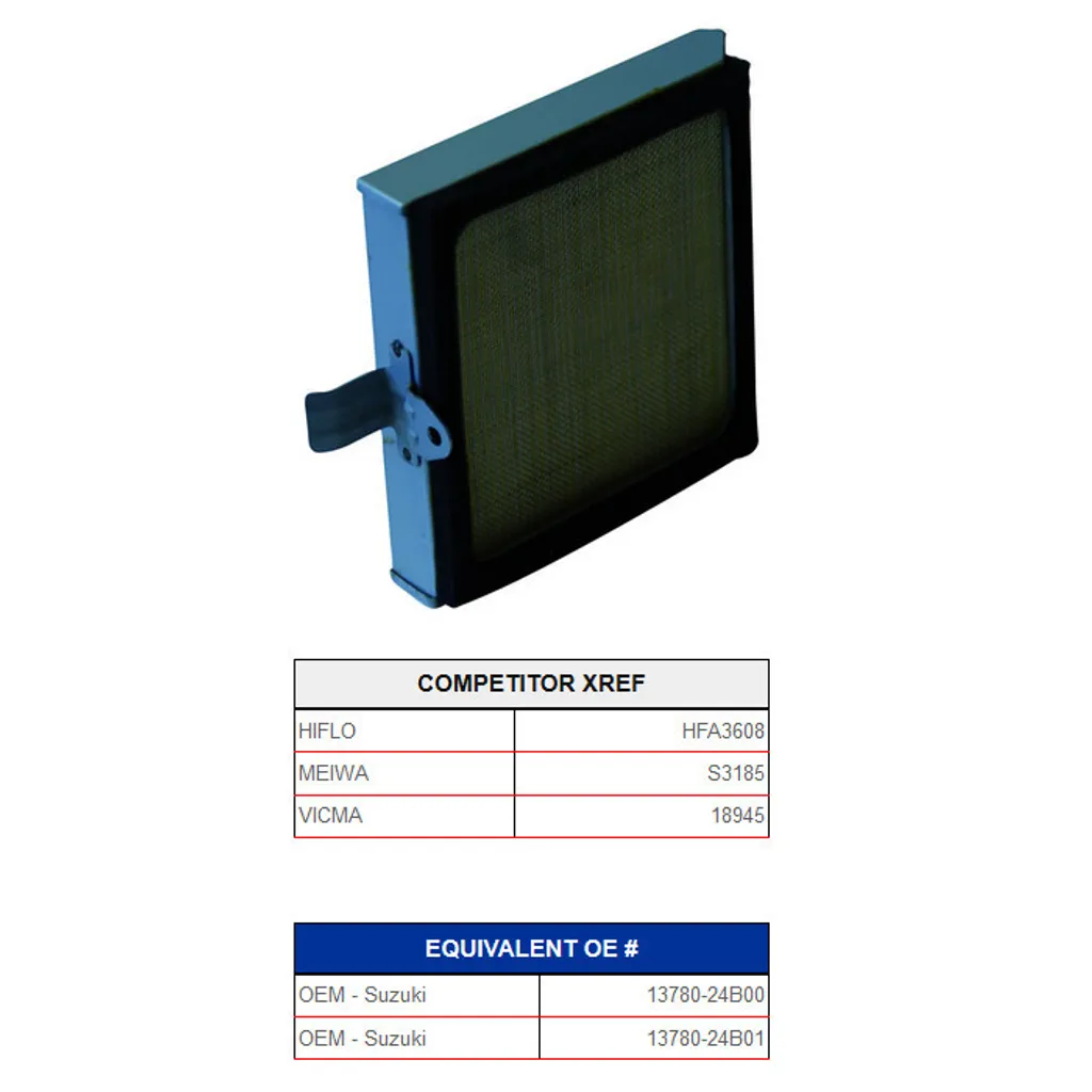 Filtre à Air U308 Champion : Filtration Premium et Flux d'Air Constant