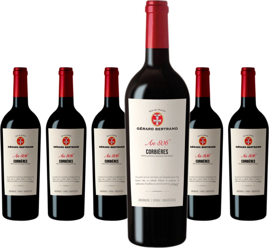 6 x Gérard Bertrand An 806 Corbières Produktbild 