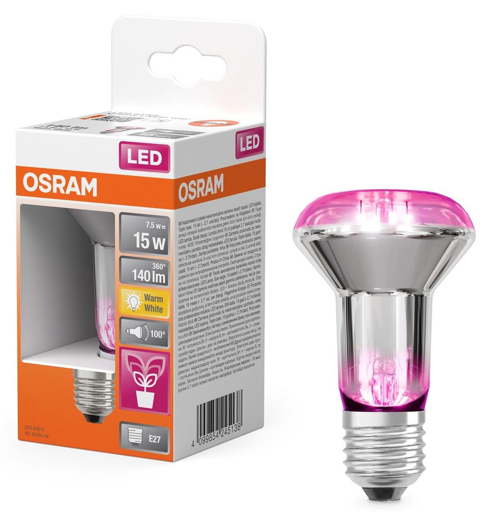 La lampada per piante OSRAM LED Star con filamento e base Immagine del prodotto 