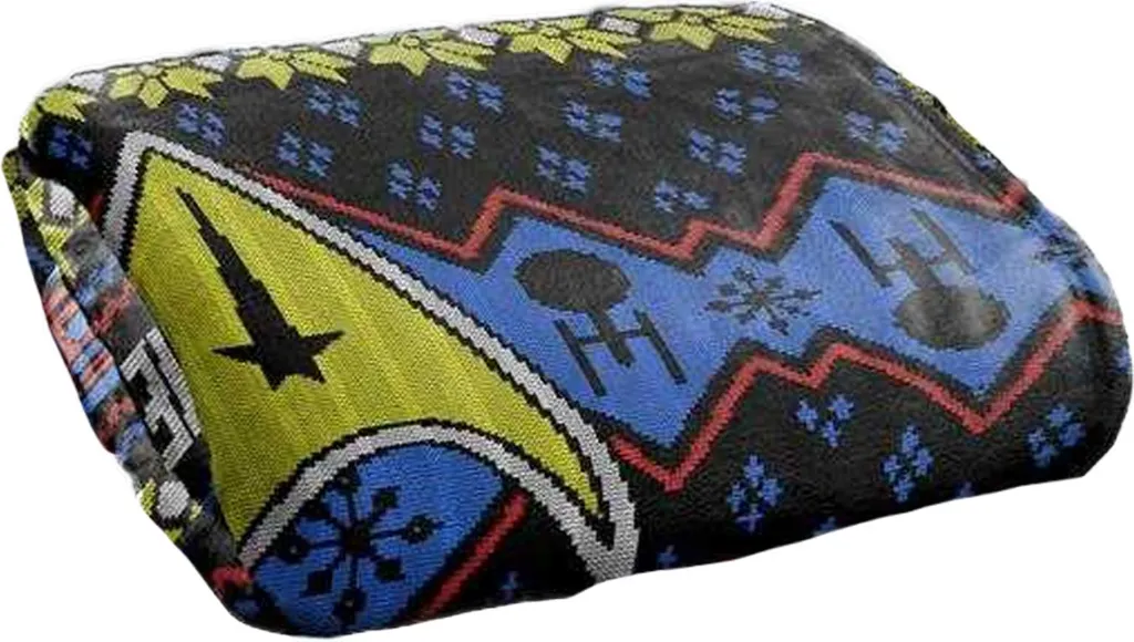 Star Trek Pull de Noël TV23862 Couverture Oversize Noir Taille Unique - 2