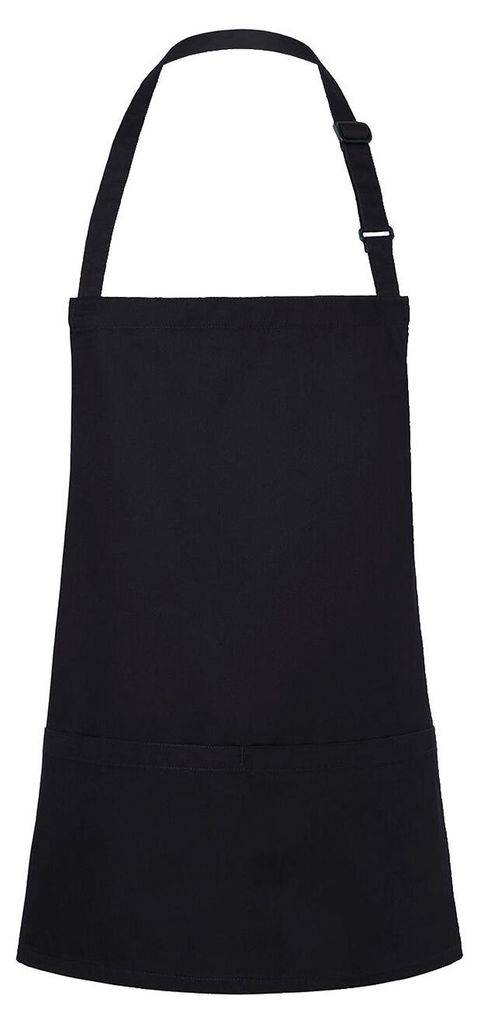 Karlowsky - Damen Latzschürze, Kurz FK2424 (Einheitsgröße) (Schwarz)