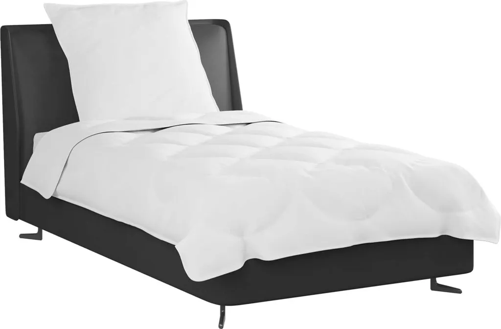 vidaXL Set Piumone con Cuscini Bianco Microfibra | Offerta Letto - 3