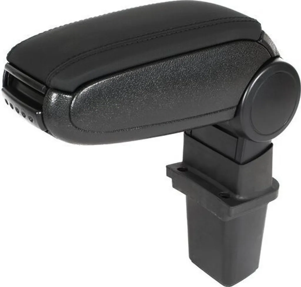 Poggia Braccio Auto Centrale Pelle Nera Set Completo Universale Facile