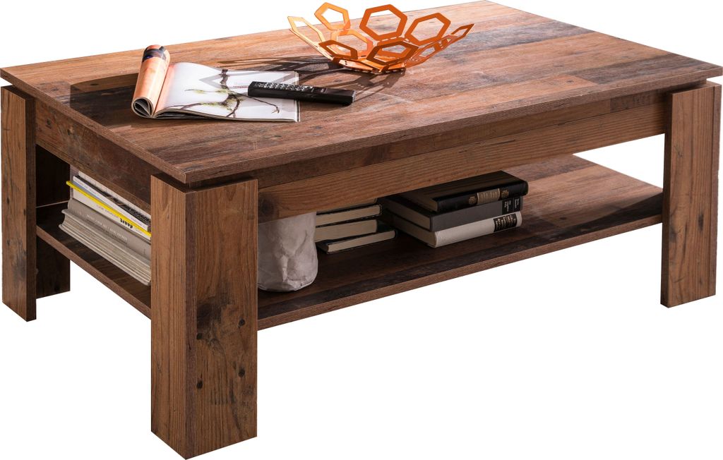 trendteam Wohnen Tische Indy Old Wood NB/ 110 x 47 x 65 cm Produktbild 
