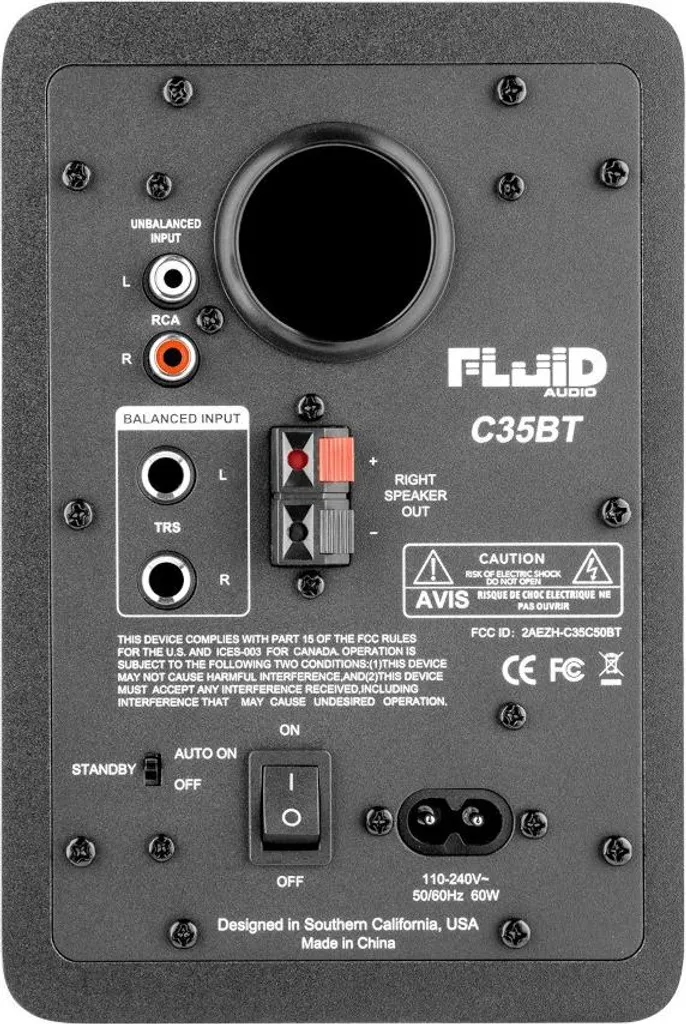 Enceintes de référence 3.5 pouces Bluetooth actives Fluid Audio - 5