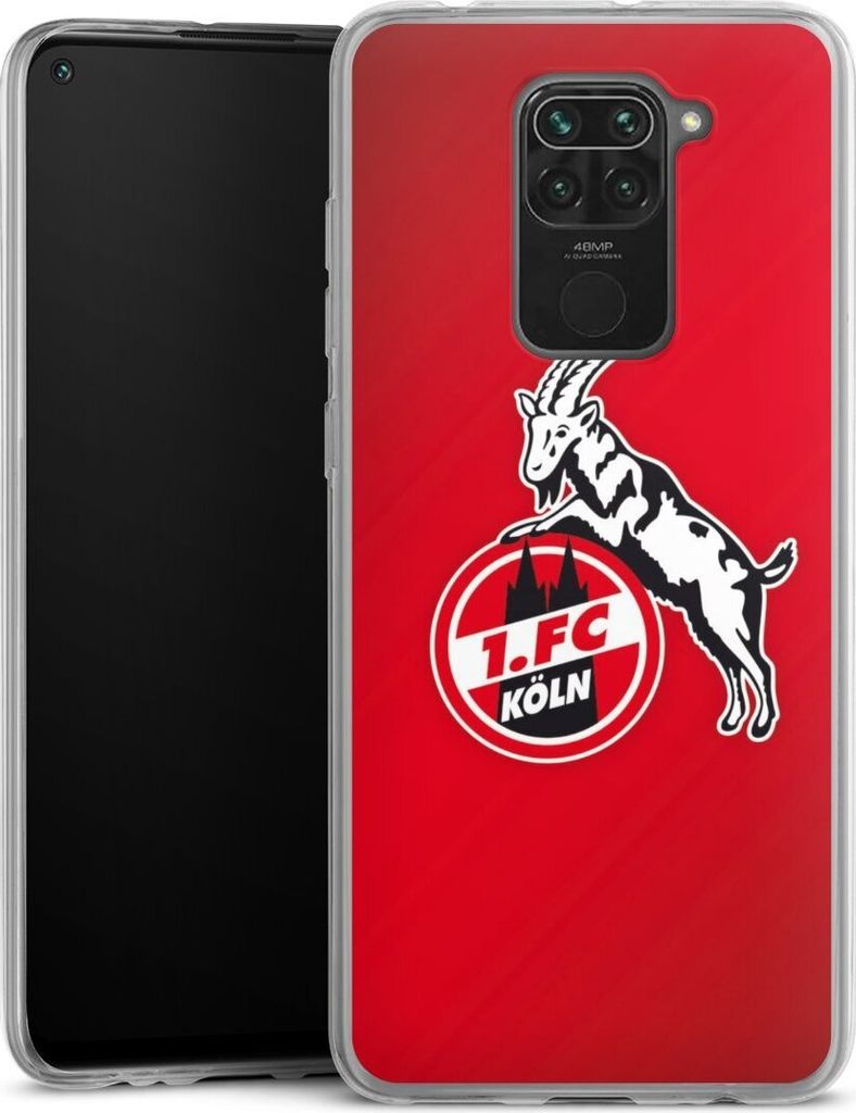 DeinDesign Slim Hülle für Xiaomi Redmi Note 9 Silikon Case Ultra Dünn Handyhülle 1. FC Köln EffZeh Offizielles Lizenzprodukt
