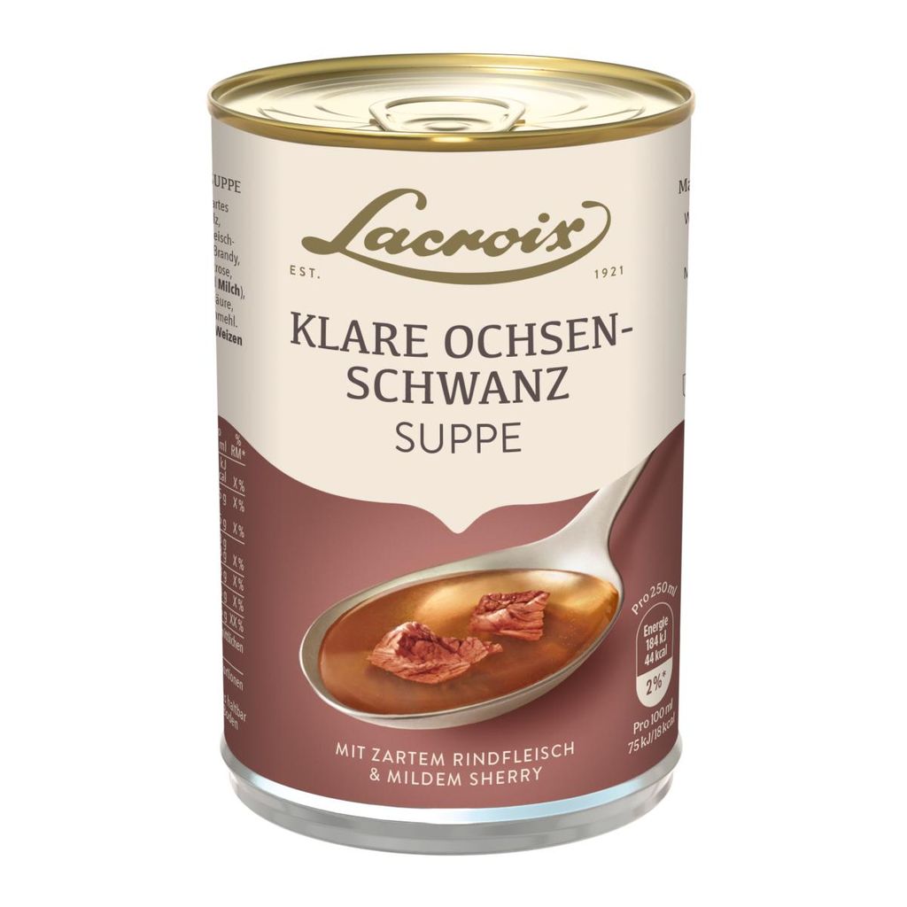 Lacroix polévka z volské oháňky čirá s jemným hovězím masem Obrázek produktu 