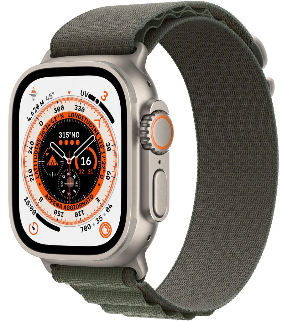 Apple Watch Ultra 4G 49mm Titan/Alpine grün M Produktbild 