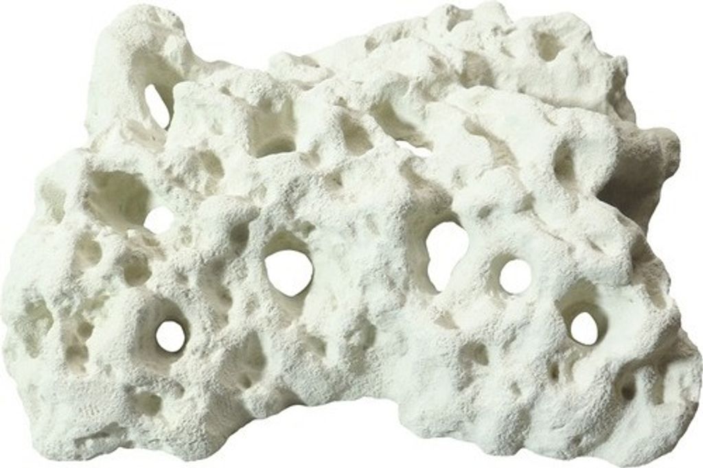 Dekoration VARIOGART Lochgestein L weiß