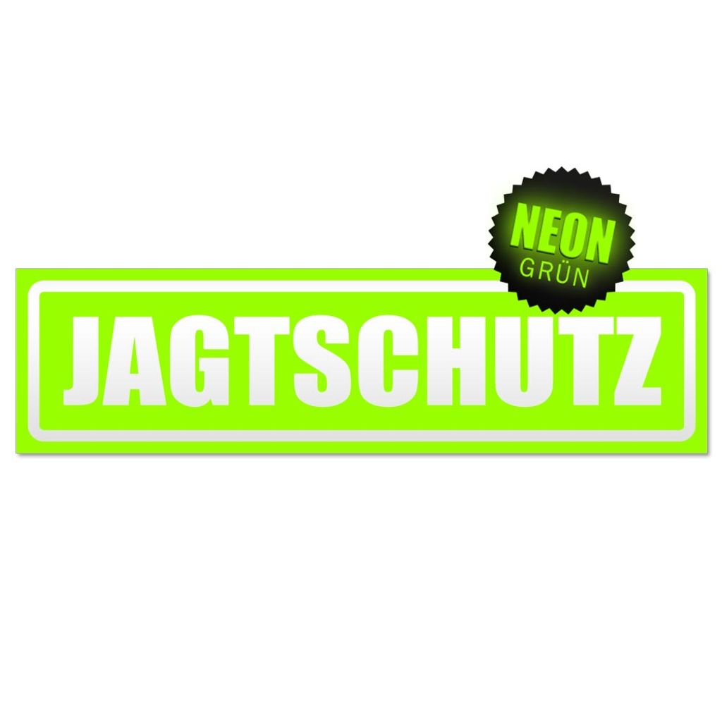 Jagtschutz invertiert Magnetschild Schild magnetisch