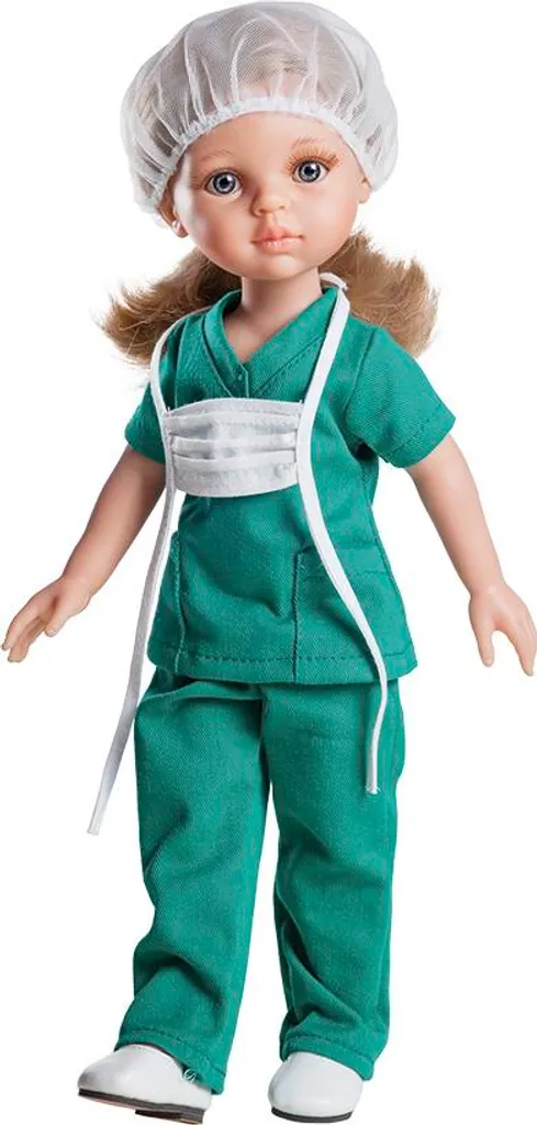 Poupée de 32 cm Paola Reina Carla Médecin pour Enfant Gamme Amigas