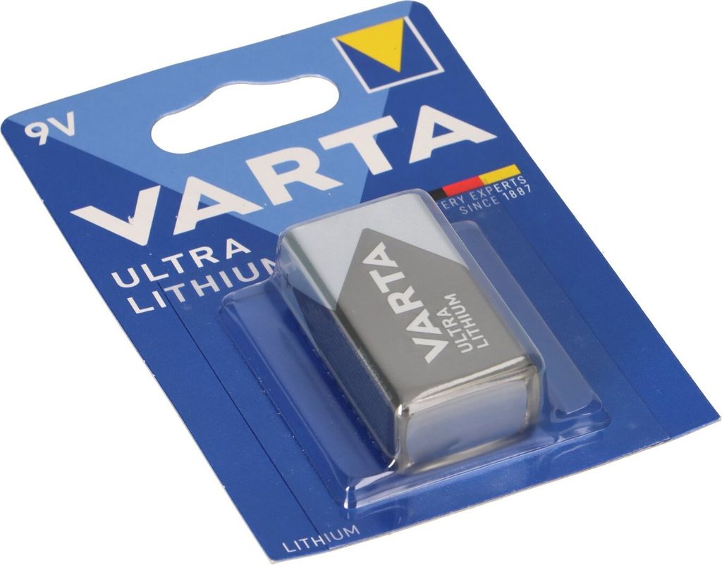 Varta -CR9V, Batéria na jedno použitie, 9V, Lítium, 9 V, 1 Obrázok produktu 