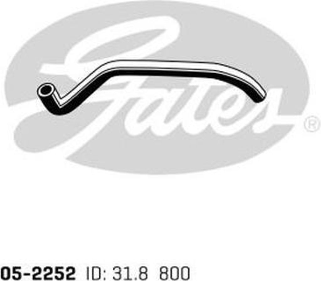 GATES 05-2252 Kühlerschlauch OE 4042236 kompatibel mit Transit