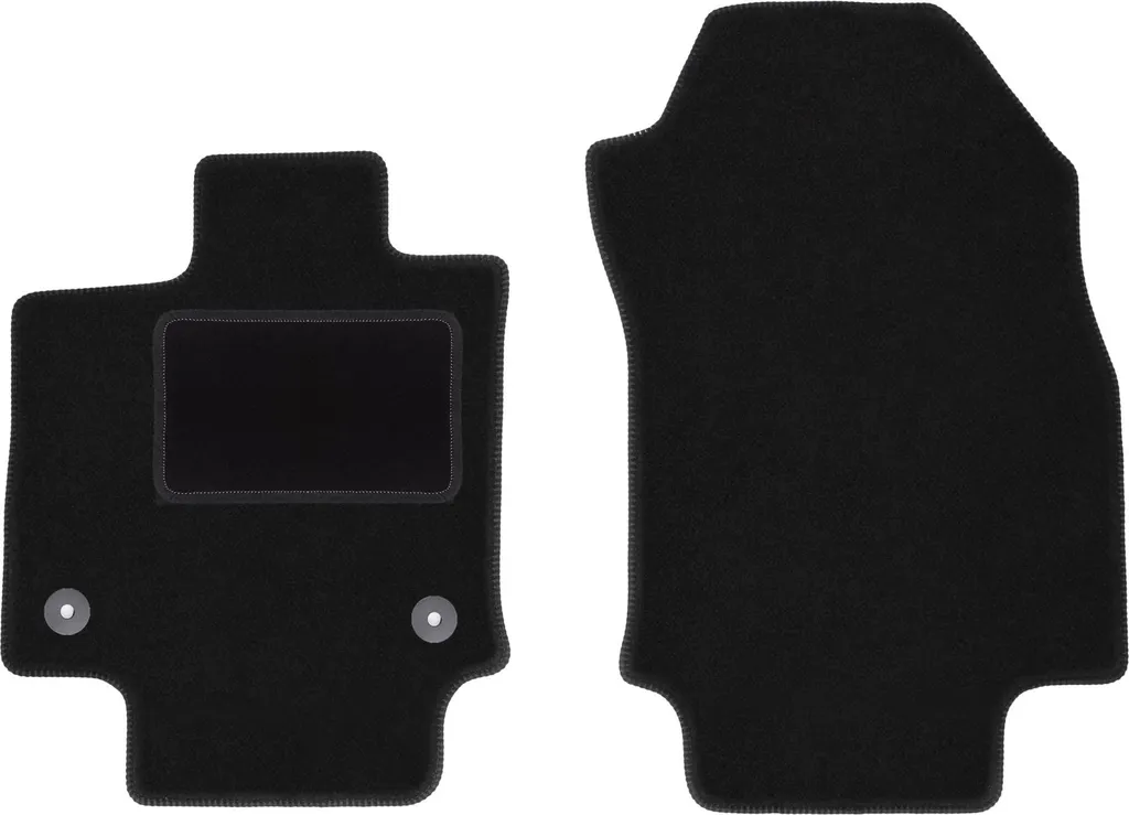 Tappetini Auto Anteriori Velours Neri per Toyota RAV4 V Hybrid (2019-)