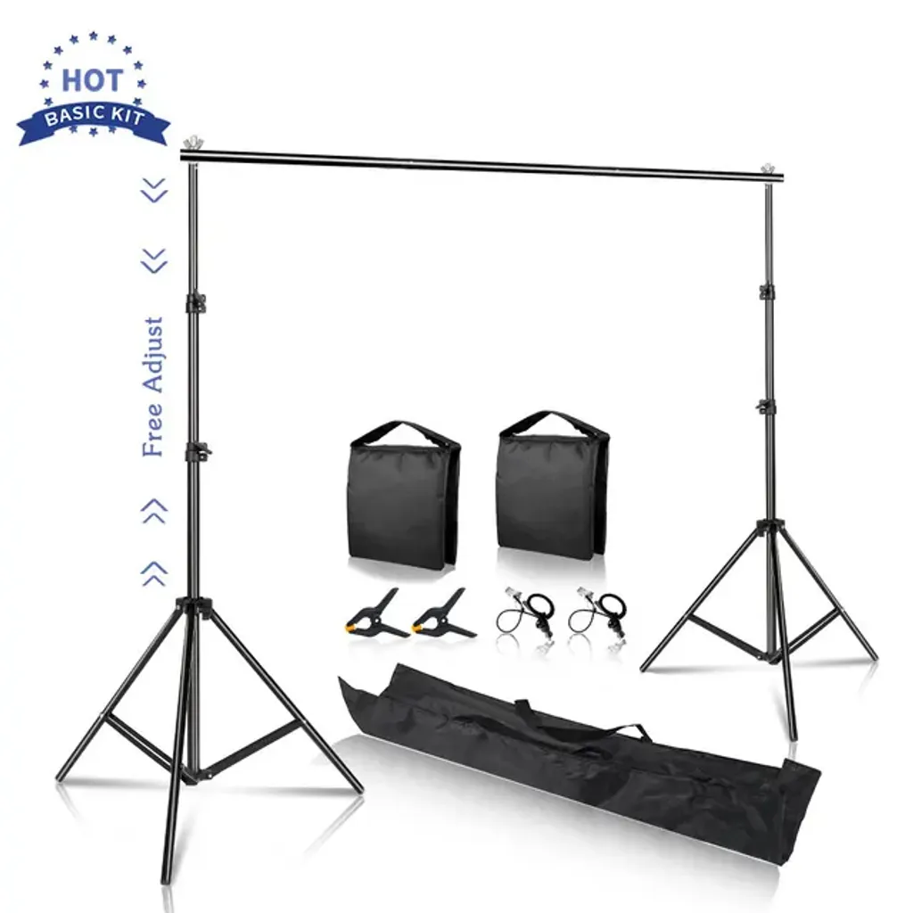 Support de Fond Photo Bébé 2000 x 2000 mm Kit de Base 2 pour Studio - 2
