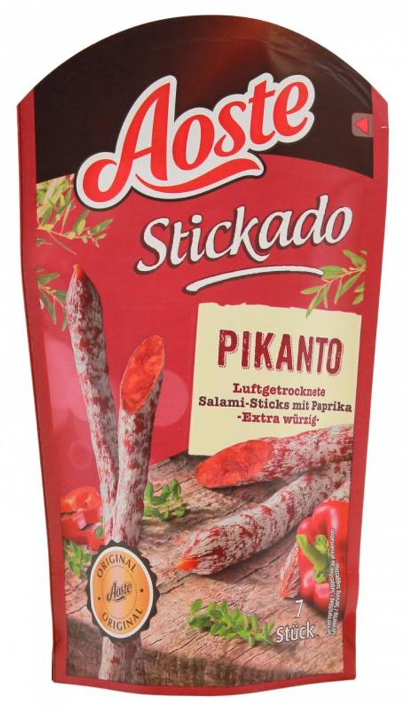Aoste Stickado Pikanto Salami-Sticks, 12er Pack (12 x 70g Produktbild 