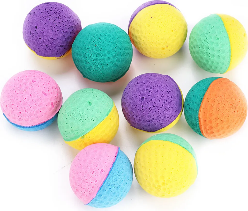 Kit 10 Palline Lattice per Gatti - Giocattolo Alta Resilienza e Colore