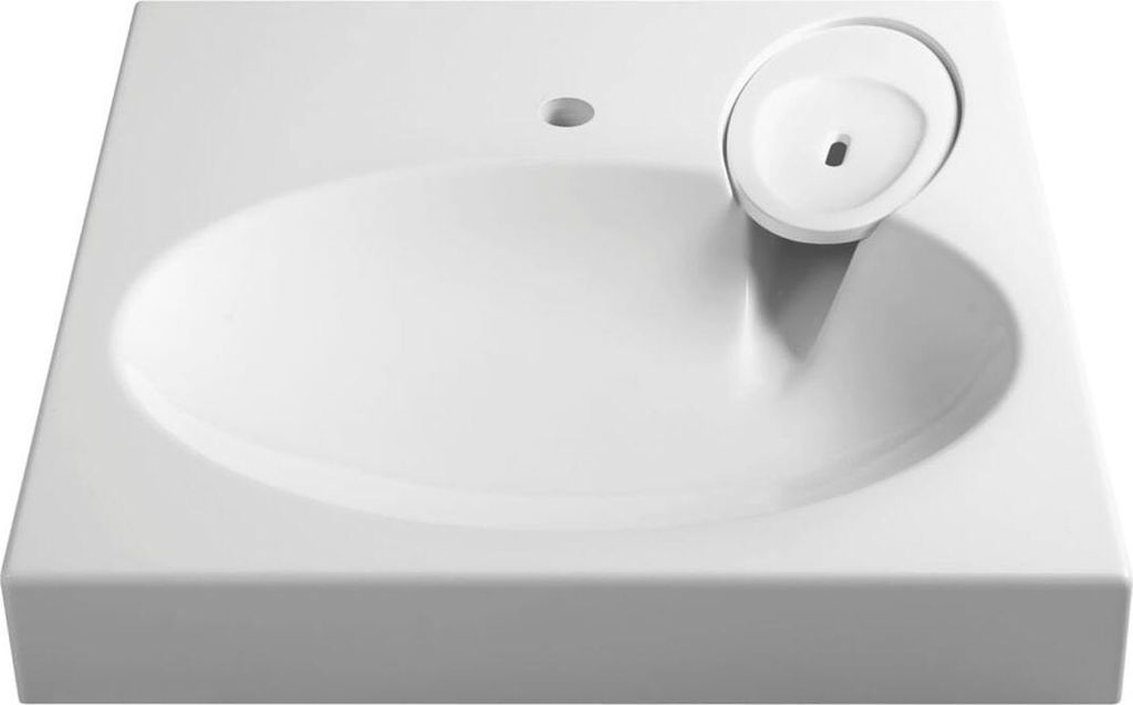 Design Mineralguß Aufsatzwaschbecken Delta Waschtisch für Produktbild 