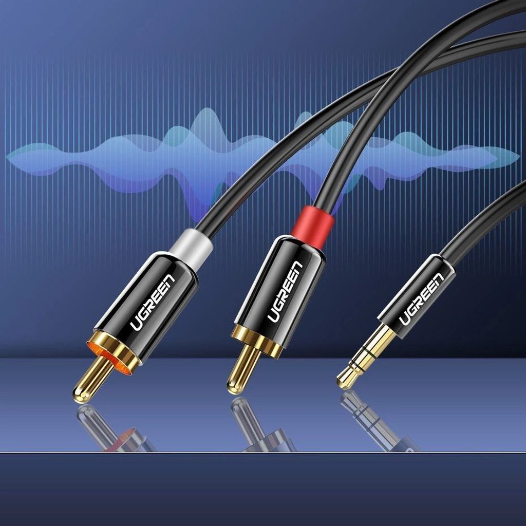 Ugreen AV116 Audio Kabel 3,5 mm Klinke auf 2RCA, 2m, Produktbild 8