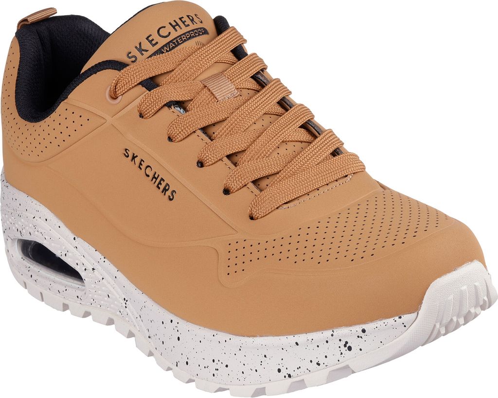 Skechers Herren UNO RUGGED - WATERPROOF Sneakers Turnschuhe 183048 TAN , Schuhgröße:46 EU