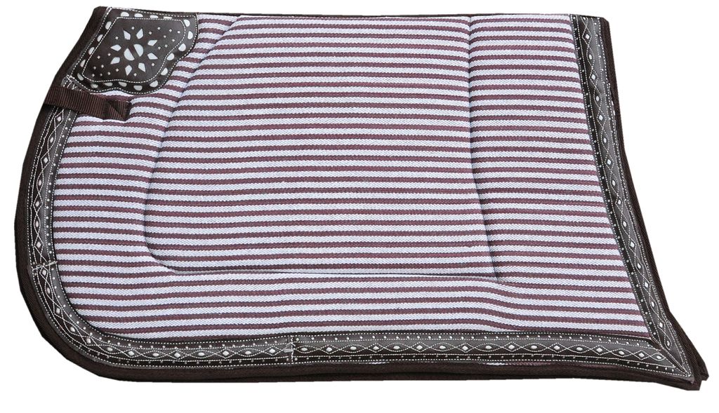 Spanische Schabracke Satteldecke Repukhara Barockschabracke 005/89, Farbe:braun