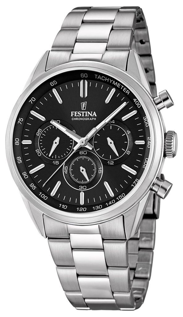 FESTINA Montre homme Timeless Chronographe Quartz acier Image du produit 