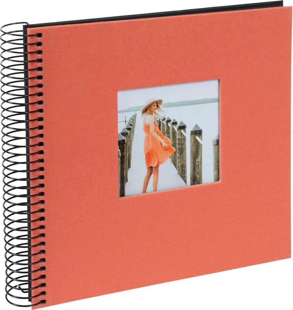 Album Spiralato Goldbuch Bella Vista Salmone 20x20 40 Pagine Nere