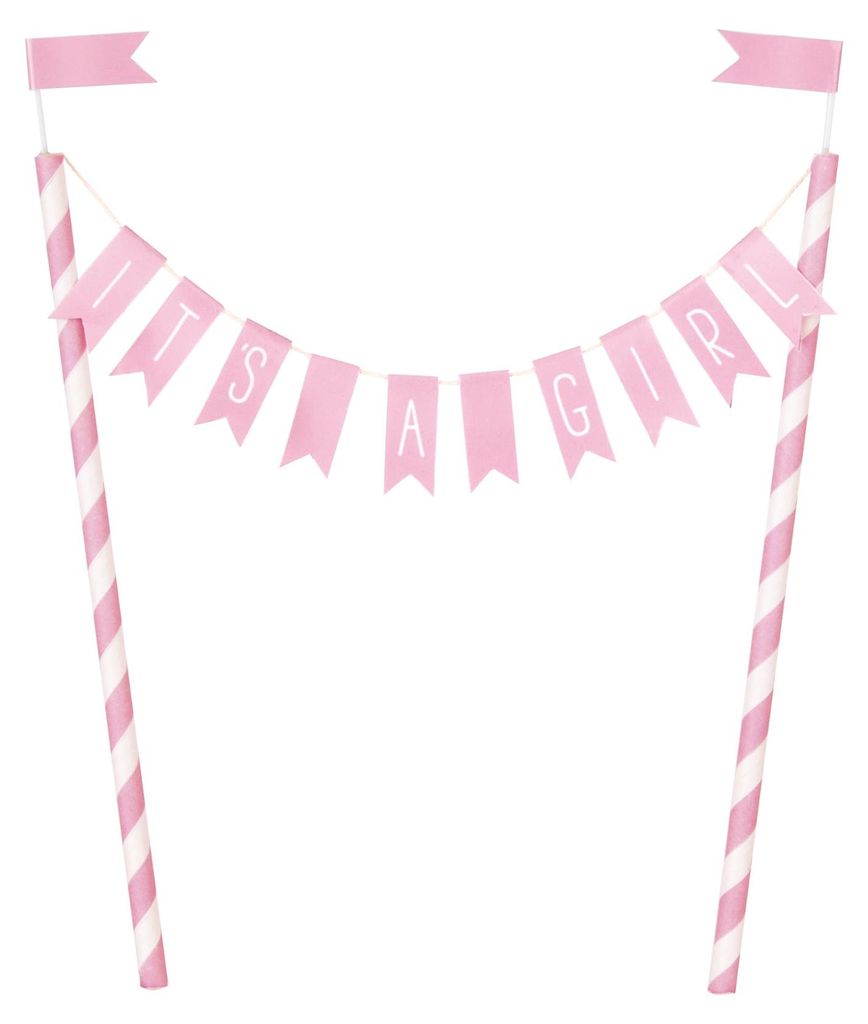 „Je to dievčatko“ Baby Shower Kuchen Deko Obrázok produktu 