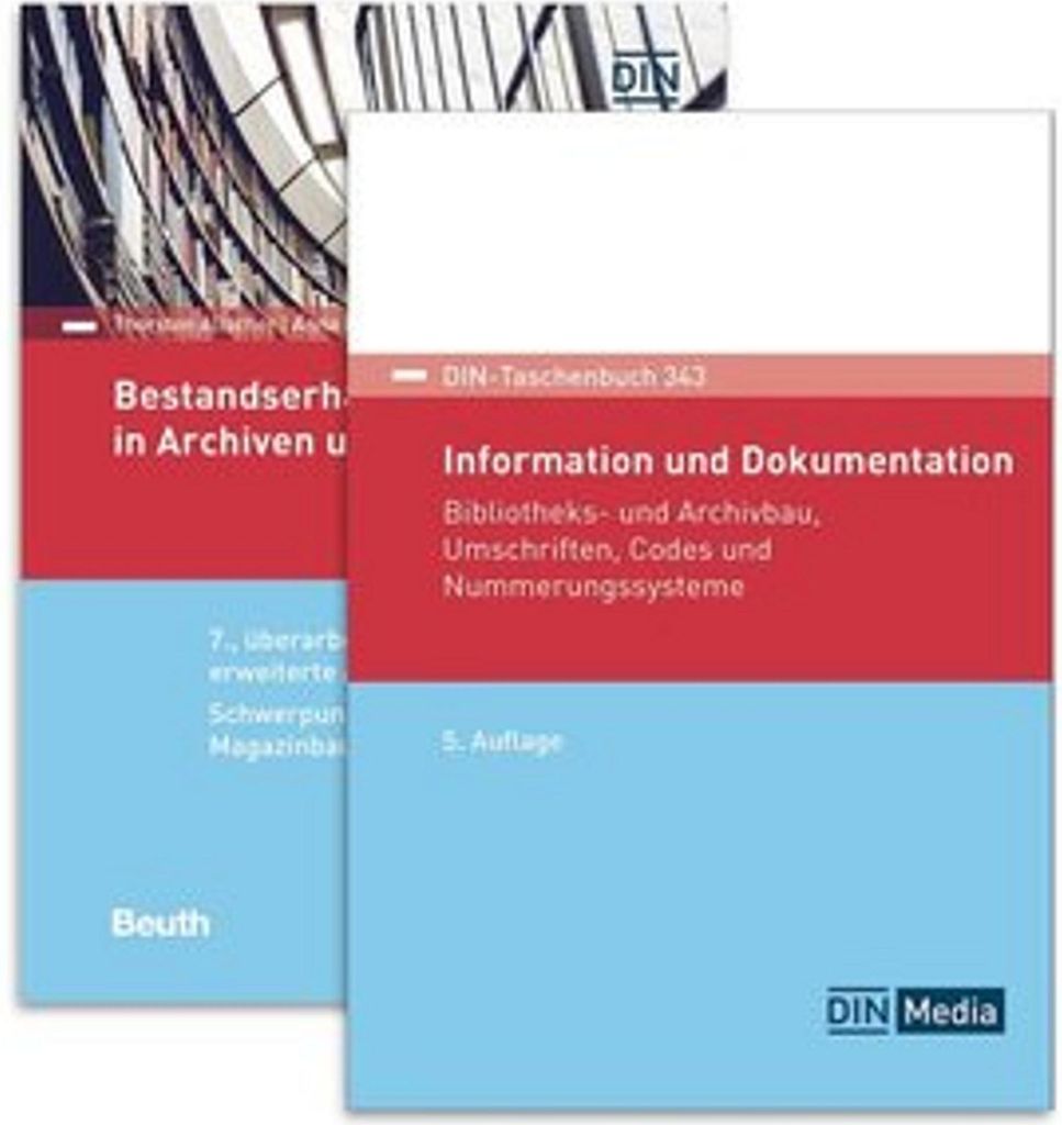 Bestandserhaltung und Dokumentation in Archiven und Bibliotheken