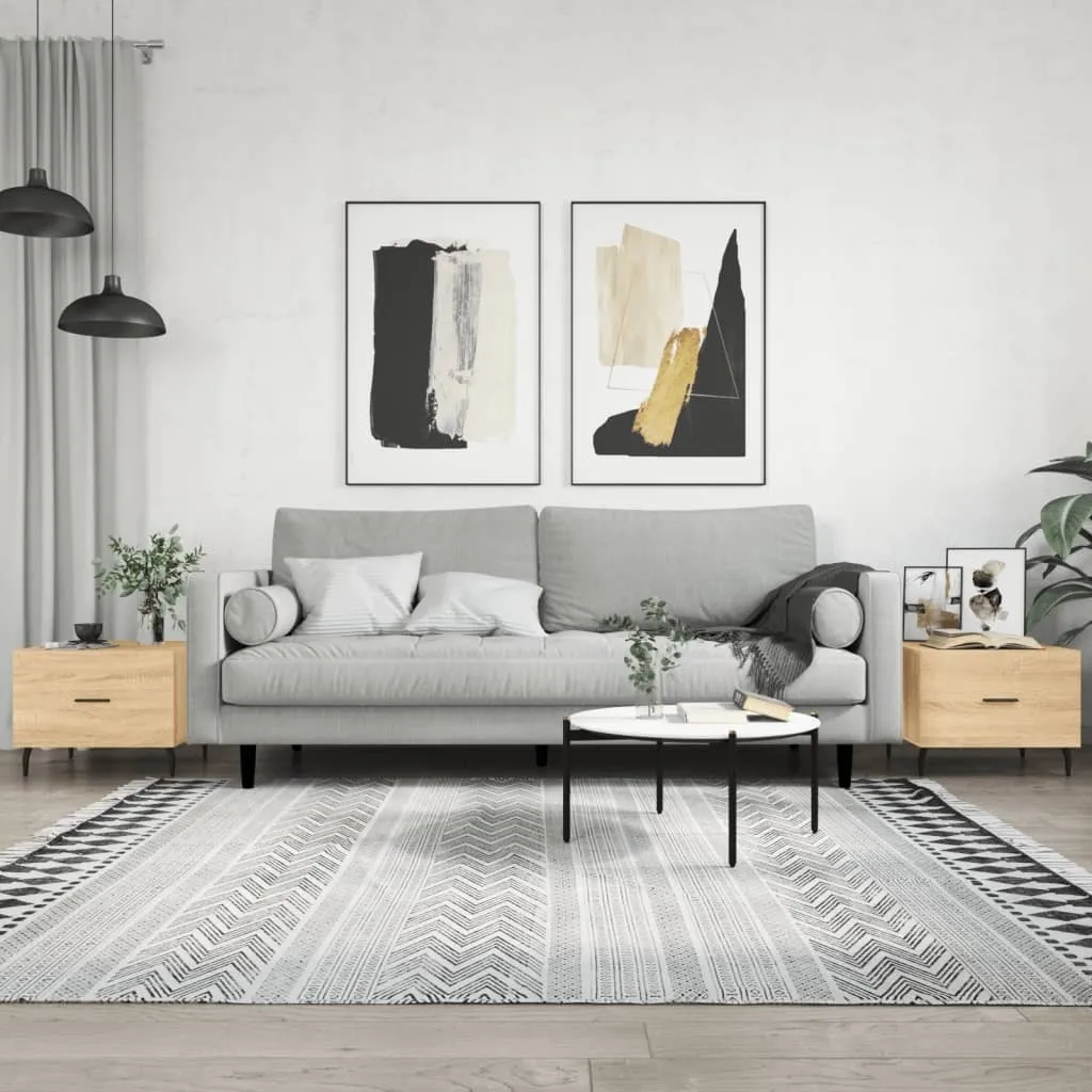 Tavolini Maison Exclusive Rovere Sonoma 50x50x40 cm - Duo Arredo Top