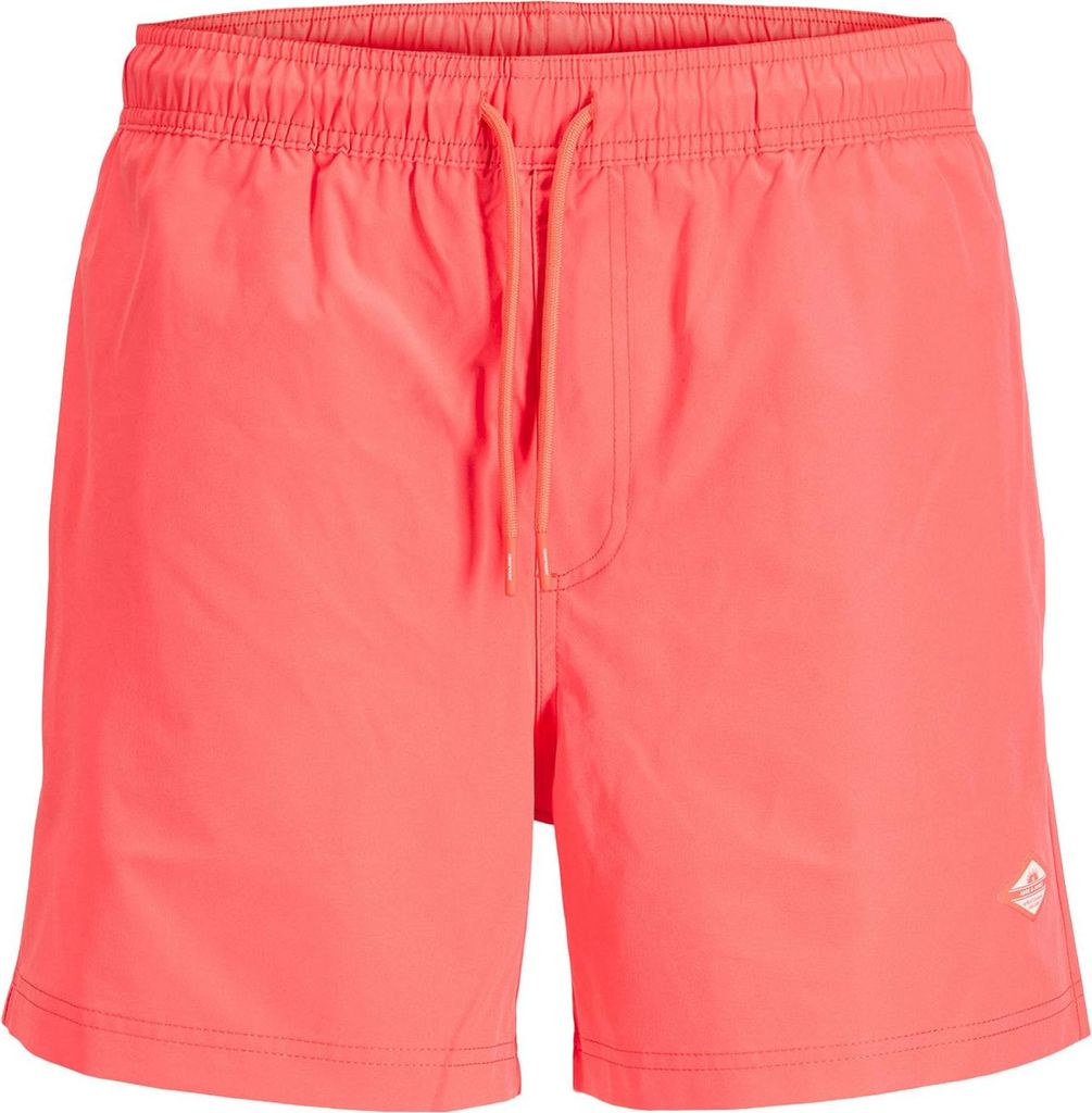 JACK & JONES Herren Badeshorts Maui Tropic Solid Swim Shorts