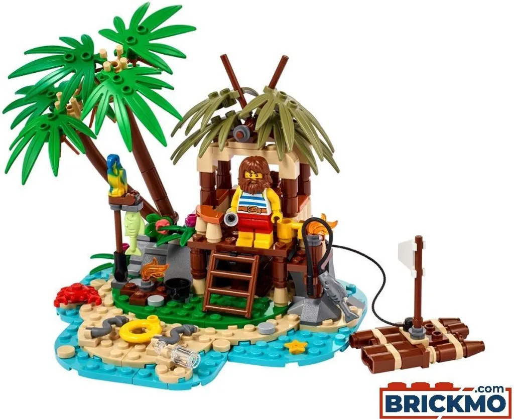 LEGO Ideas 40566 Ray le Naufragé : Set de Construction Exclusif et Rare