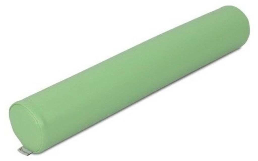 Habys Lagerungsrolle, Vollrolle, Nackenkissen, Lagerungskissen, Nackenrolle, Knierolle für Massage und Therapie, Fitnessrolle, 15x60cm grün
