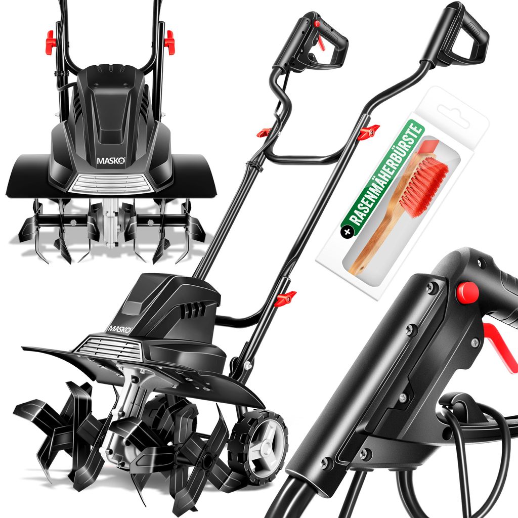 MASKO® elektrische Motorhacke 1500 Watt | 40cm Produktbild 