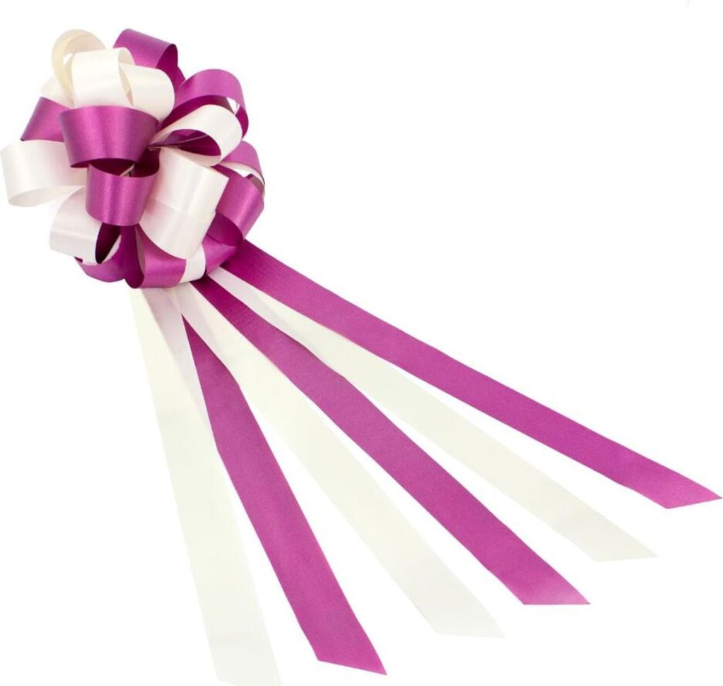 Oblique Unique Geschenkschleife mit Geschenkband Groß Deko Produktbild 