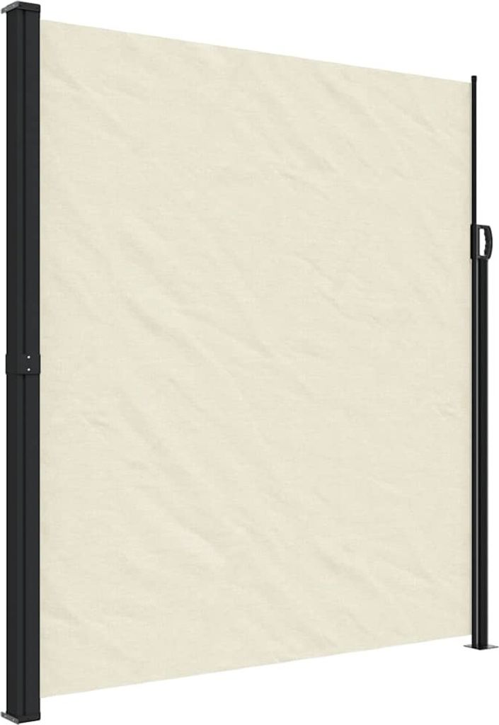 vidaXL Seitenmarkise Ausziehbar Creme 220x500 cm Produktbild 