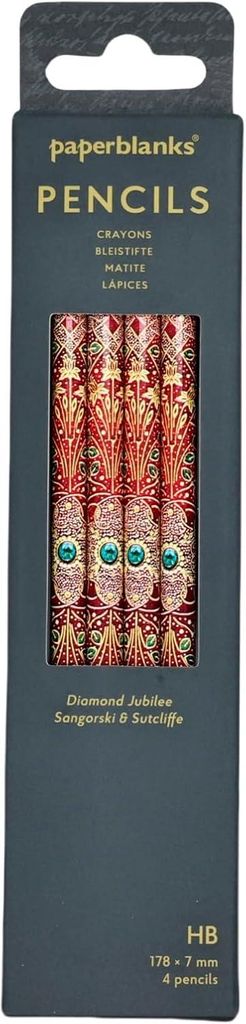 Diamond Jubilee (Sangorski & Sutcliffe) Pencil (4 Pack)