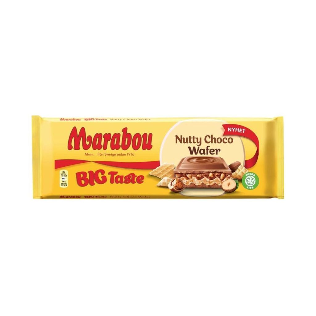 Marabou Big Taste Nutty Choco Wafer 300g