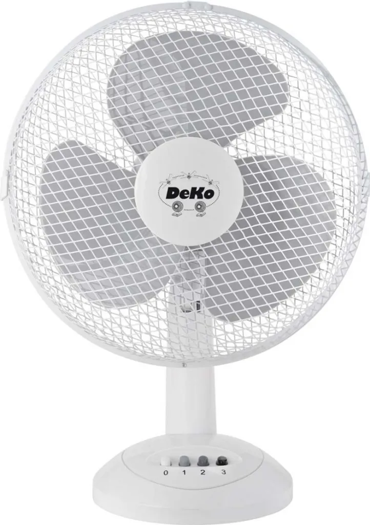 Ventilateur de table Stratos B305 Blanc contre la chaleur étouffante