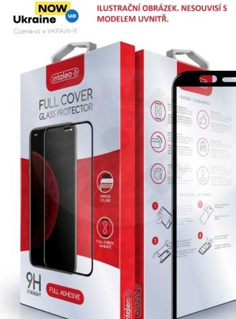Intaleo gehärtetes Glas voll Kleber für Apple iPhone 13 Pro Max/14 Plus - černá