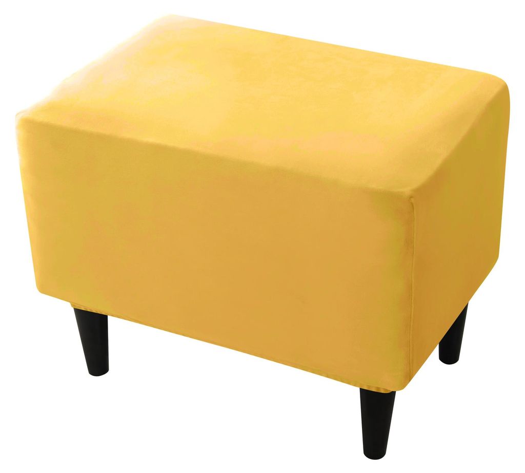 Hockerbezug / Poufbezug für Fußhocker und Pouf – Produktbild 