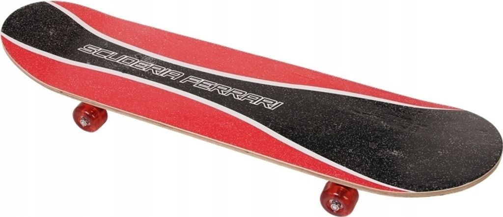 Ferrari 31 "X8 7 Lagen Holz-Skateboard FBW19 | Transparente PVC-Räder 50x36 mm | Empfohlenes Alter des Kindes: 3-10 Jahre | Maximale Belastung 50 kg