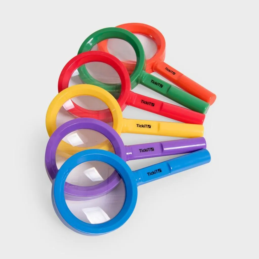 Loupe Enfant Incassable TickiT - Pack de 6 pour Apprendre en S'amusant
