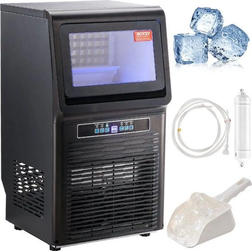 Machine à glaçons professionnelle 31kg compacte pour bar et café