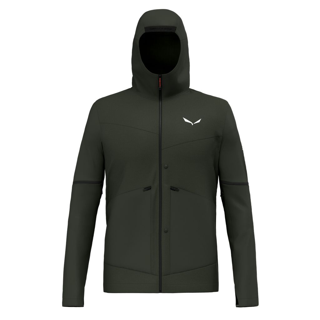 Puez Hemp Durastretch Hybrid 2 in 1 Jacke Herren - Salewa, Farbe:5280-dark olive, Größe:52/XL