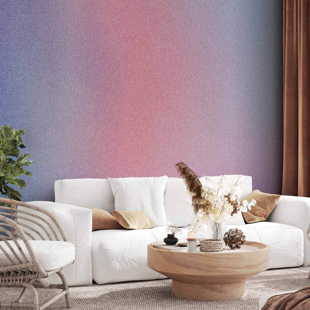 Selbstklebende Folie Fototapete - Rainbow Gradient - Delicate Multicolored Gradient Resembling Mist 245x175 cm Muster f-C-10089-a-a