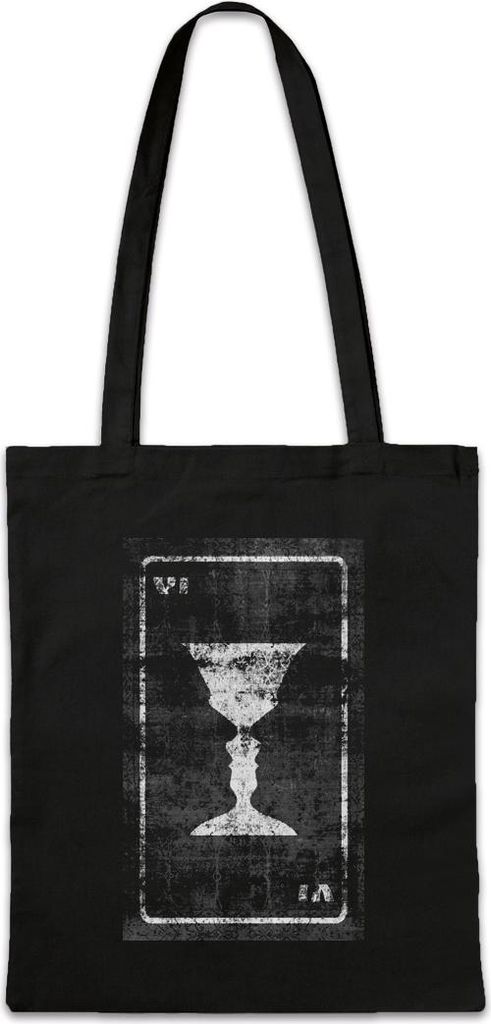 Urban Backwoods Tarot The Lovers, Stofftasche, Farbe: Schwarz