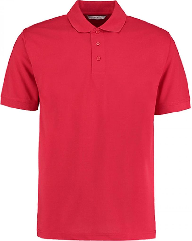 Kustom Kit KK403 | Herren Klassic Polo Shirt Superwash 60° / - Farbe: Red - Größe: XXL