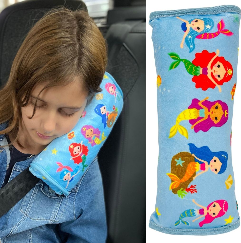 HECKBO® Meerjungfrau Auto Schlafkissen für Kinder - Produktbild 