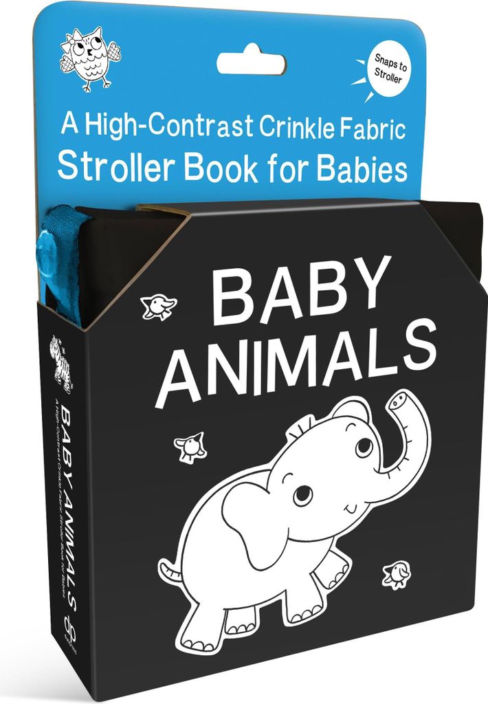Baby Animals: A High-Contrast Crinkle Fabric Stroller Book for Babies